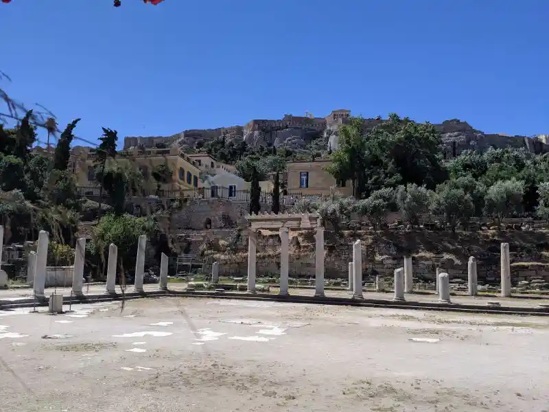Roman Agora column ruins